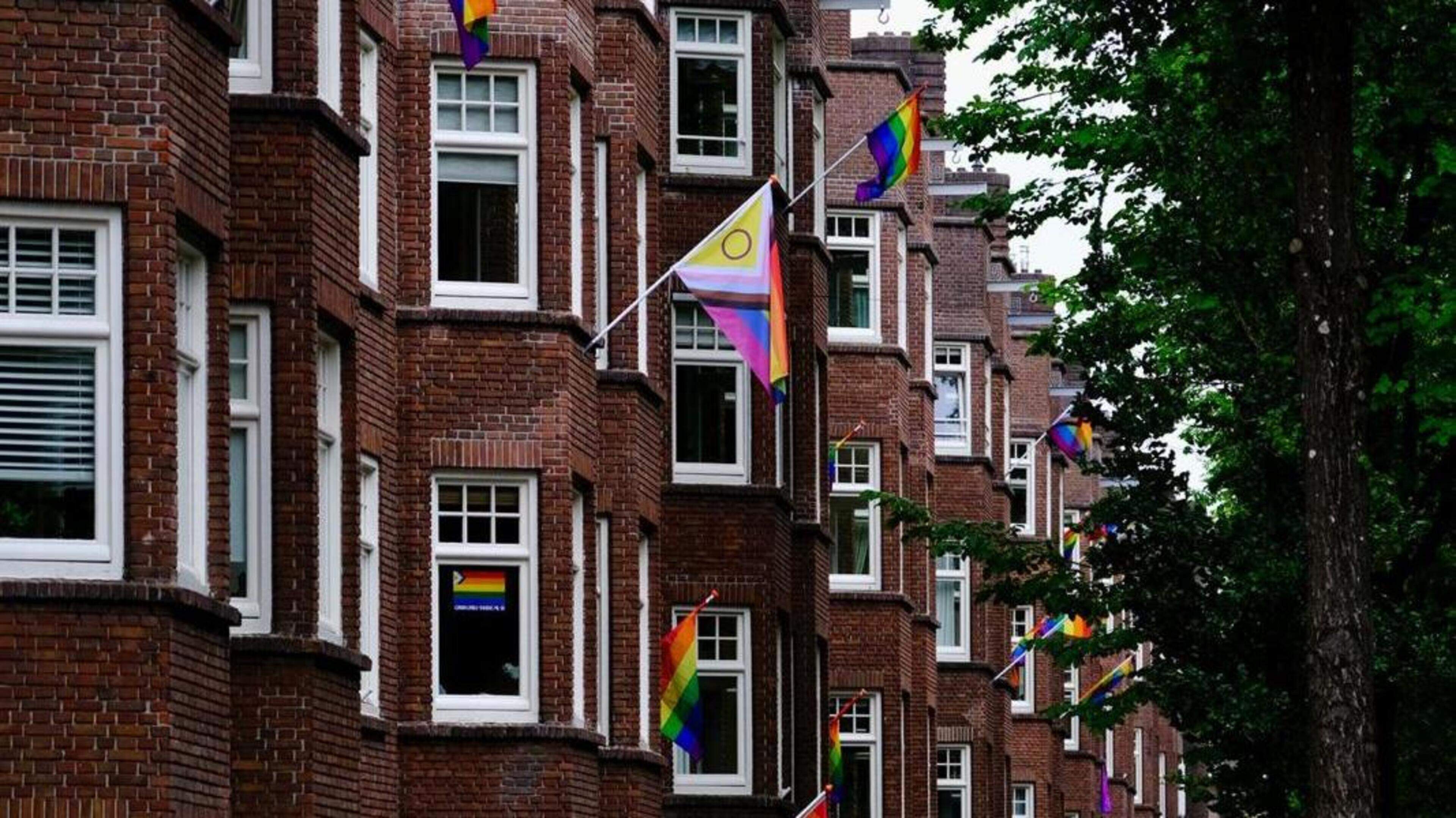 In een week tijd zeven pridevlaggen vernield aan de Churchilllaan in Amsterdam: ’Wij laten ons niet kisten’